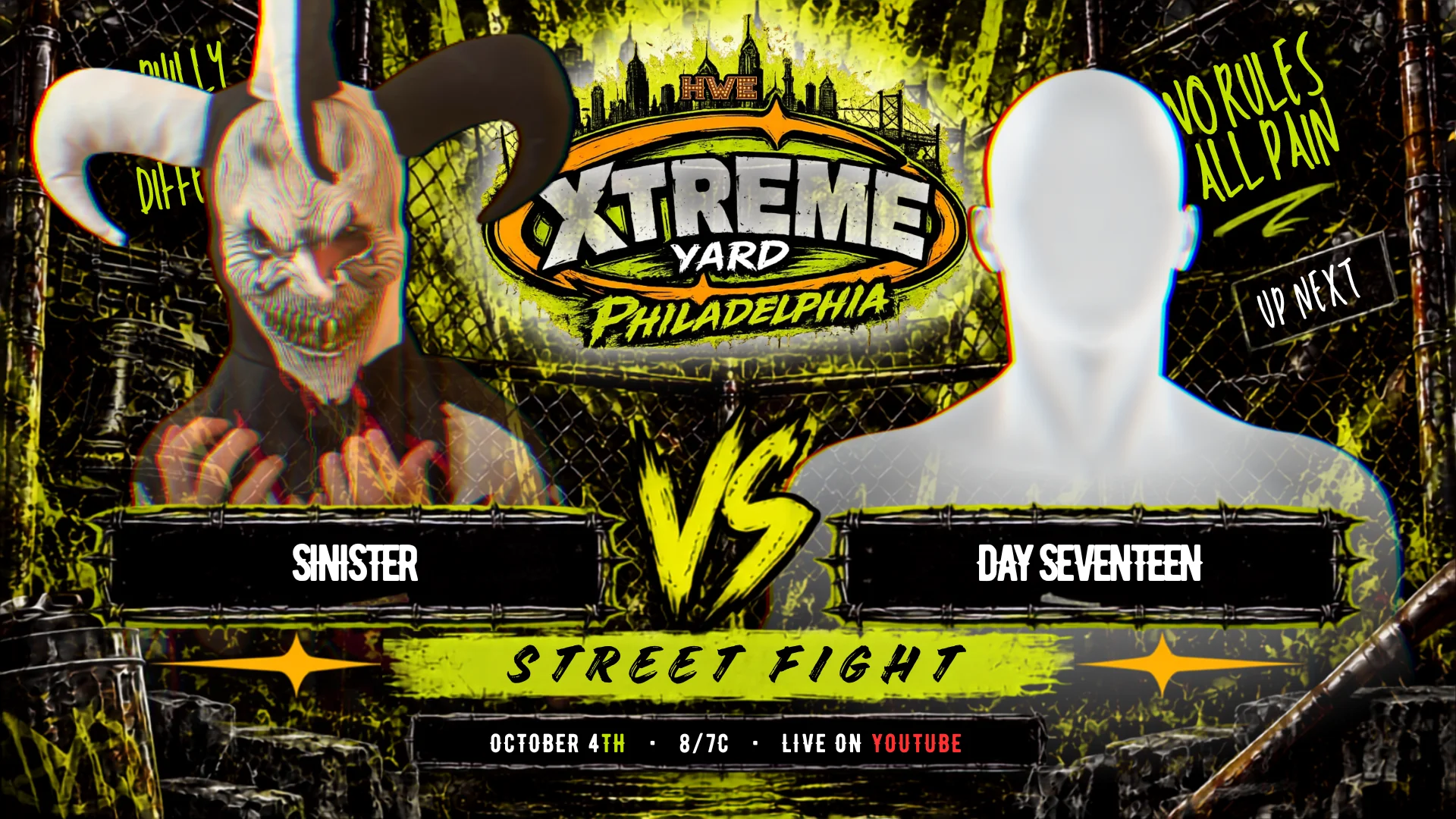 Xtreme Yard — sinister day seventeen